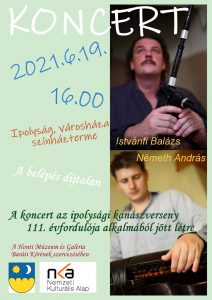Koncert az ipolysági kanászverseny 111. évfordulója alkalmából Koncert az ipolysági kanászverseny 111. évfordulója alkalmából